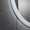 Professional UL ETL Certified 5mm Silver Wall Round Backlit Bathroom LED Mirror