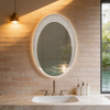 Modern Style Bath Espejos Smart LED Illuminated Anti-Fog Makeup Mirror with Light