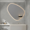 ETL CE Home Decoration Irregular Frameless Smart Glass LED Bathroom Wall Mirror
