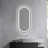 Luxury Oval Smart LED Mirror Touch Control Wall‑Mounted