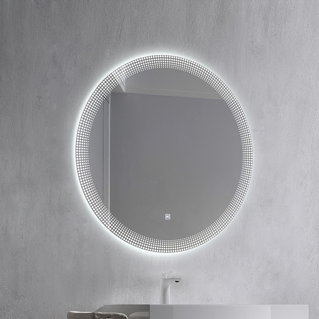 Smart Home Decor Espejos Wall Vanity Makeup LED Bathroom Backlit Mirror