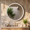 Professional UL ETL Certified 5mm Silver Wall Round Backlit Bathroom LED Mirror