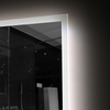 Frosted Edge Backlit Mirror Frameless Bathroom LED Mirror 600×800mm Espejo